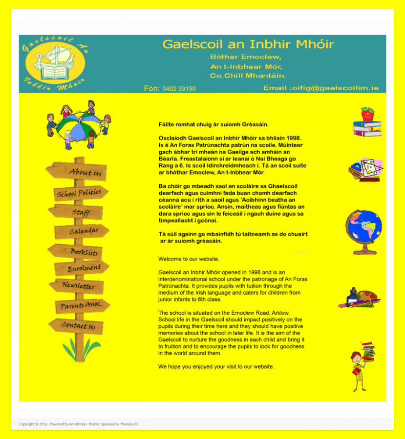 WEB DESIGN 18 Gael-scoil-Arklow 900