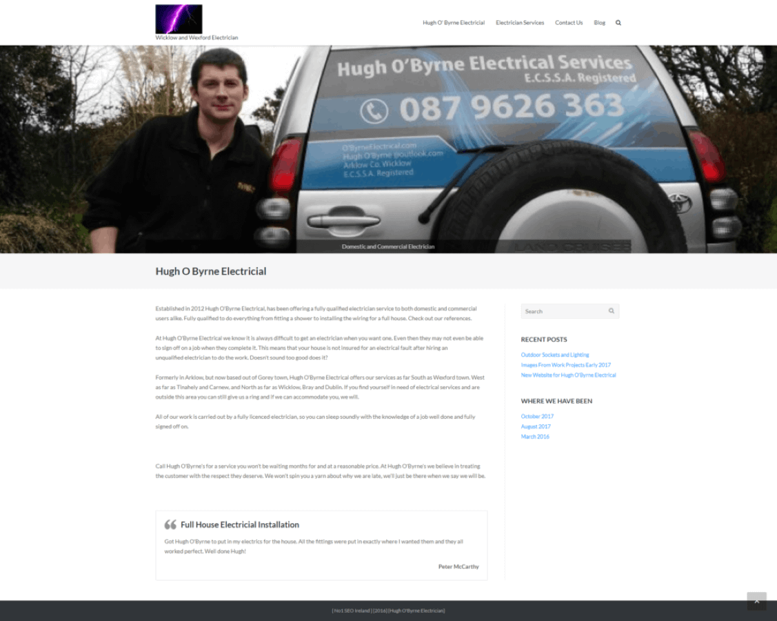 WEB DESIGN 17 hughobyrneelectrician 900