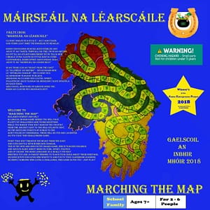 marching the map board game